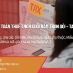 DỊCH VỤ QUYẾT TOÁN THUẾ TNCN CUỐI NĂM TRỌN GÓI