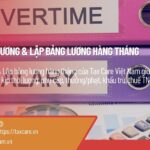 DỊCH VỤ TÍNH LƯƠNG & LẬP BẢNG LƯƠNG HÀNG THÁNG