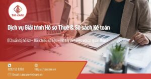 Dịch vụ Giải trình Hồ sơ Thuế & Sổ sách Kế toán