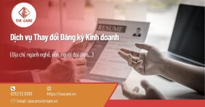 Dịch vụ Thay đổi Đăng ký Kinh doanh