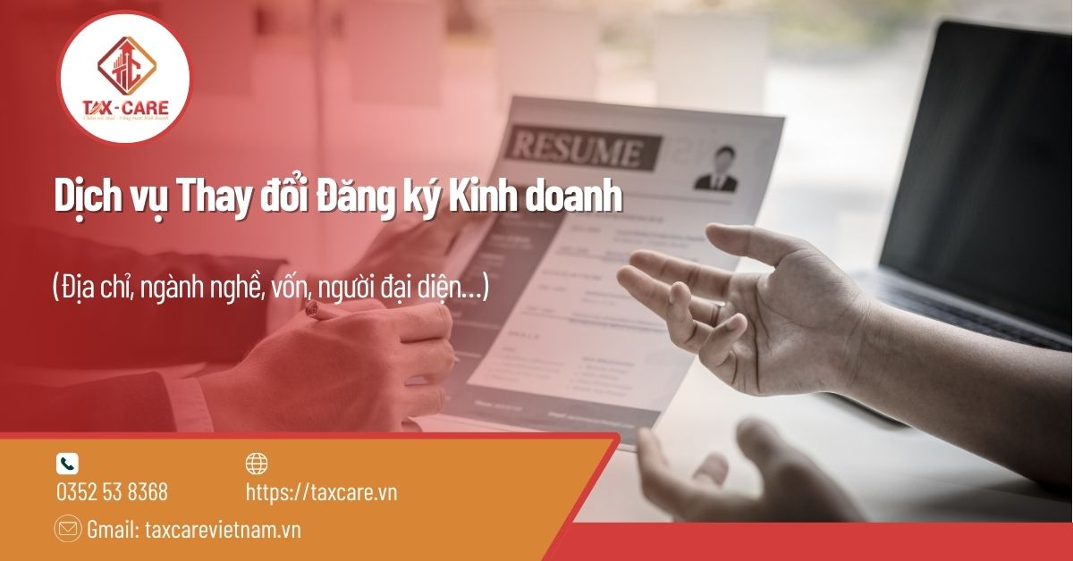 Dịch vụ Thay đổi Đăng ký Kinh doanh 
