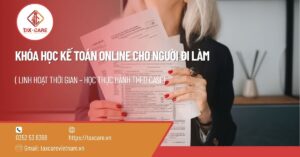 KHÓA HỌC KẾ TOÁN ONLINE CHO NGƯỜI ĐI LÀM