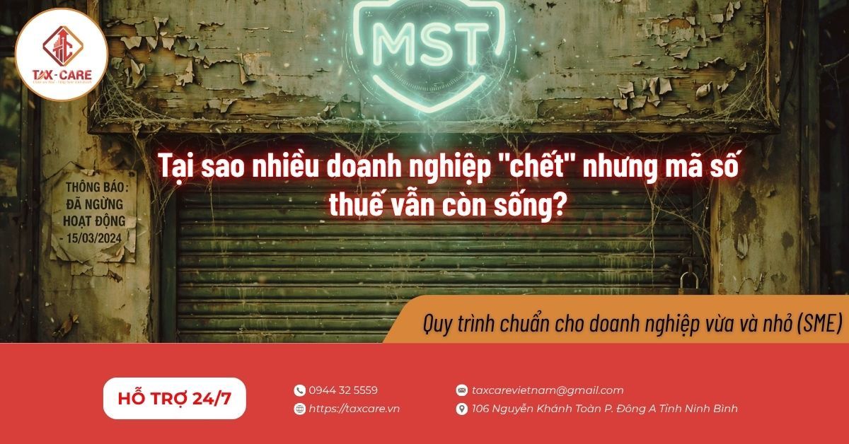 Tai sao nhieu doanh nghiep che nhung ma so thue van con song