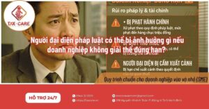 Người đại diện pháp luật có thể bị ảnh hưởng gì nếu doanh nghiệp không giải thể đúng hạn?